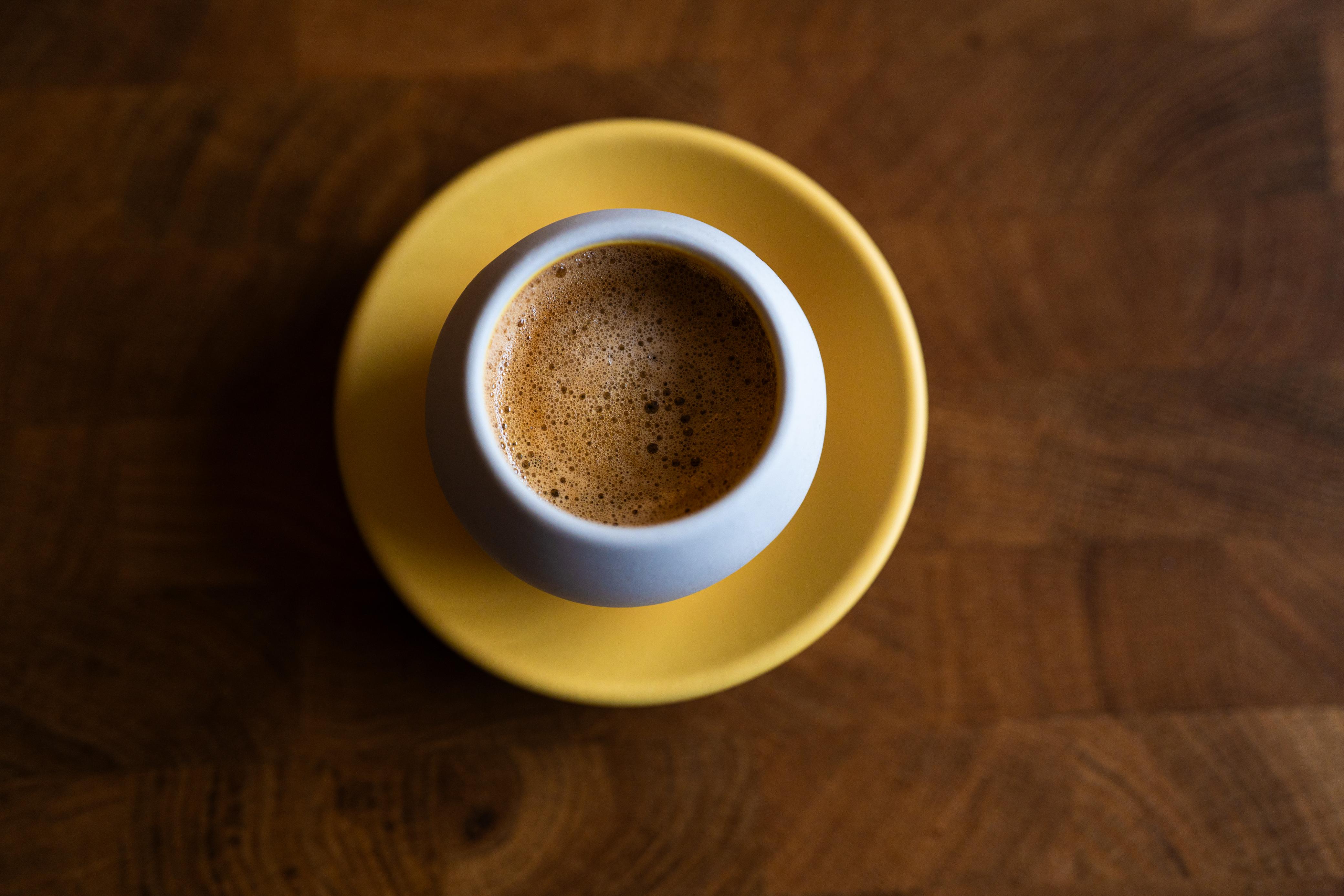 THE SEED & THE VOLCANO (espresso cup & saucer)