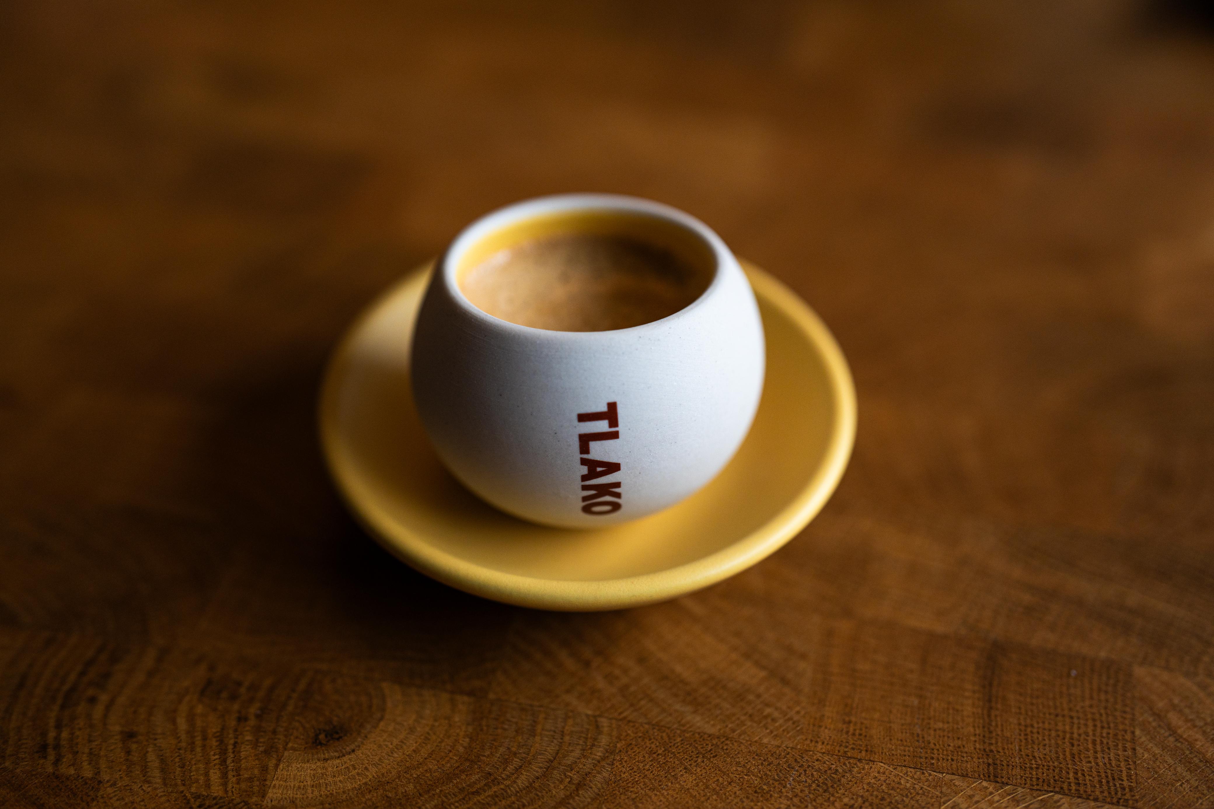THE SEED & THE VOLCANO (espresso cup & saucer)